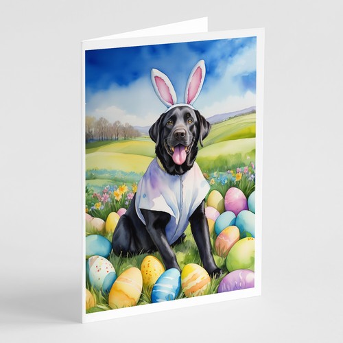 Black Labrador Retriever Easter Egg Hunt Cards Envelopes Pk of 8 ...