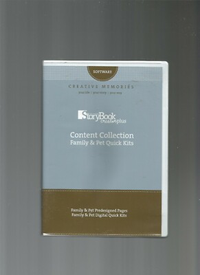 Story Book Creator Plus: Content Collection Family & Pet Quick Kits, CD