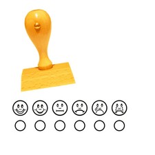 Lehrerstempel Stempel Smiley zum Ankreuzen Smilies Schulstempel Bewertung Schule