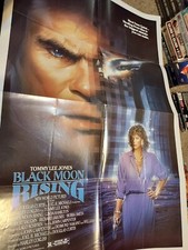 Affiche de film vintage 1986 LUNE NOIRE LEVANT Tommy Lee Jones Linda Hamilton