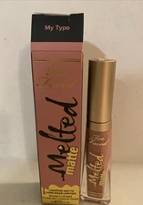 Too Faced Melted Matte Liquid Lipstick My Type 0.23 oz New in package