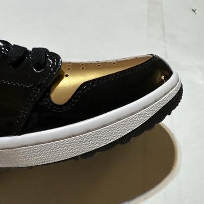Size 12.5 - Nike Air Jordan 1 Golf High Gold Toe (DQ0660-002