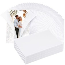 150 Pack PreFolded Vellum Jackets For 5x7 Invitations Translucent Sleeves