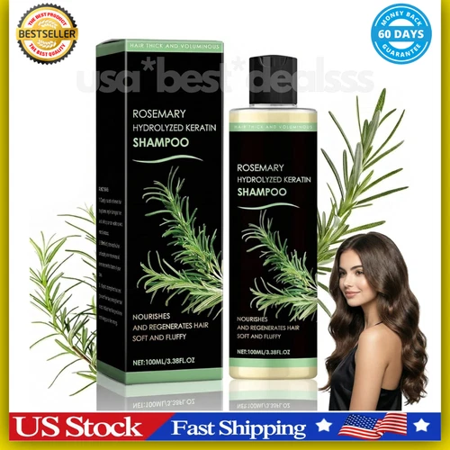 Tgideas Organic Rosemary Hair Growth Shampoo for Women and Men-Natural Thicke...