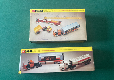 ミニカー CORGI MAJAR MACK TRUCK CORGI MAJOR MACK TRUCK & ARTICULATED TRAILER RESTORATION. - YouTube