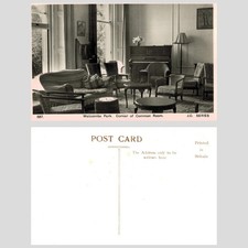 Vintage Postcard - Watcombe Park Torquay Corner of Common Room UNPOSTED