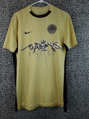 Nike Travis Scott Maximus United C.F. Cream Soccer Jersey ComplexCon - Size L