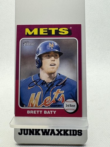 2024 Topps Heritage #219 Brett Baty | Baseball Card