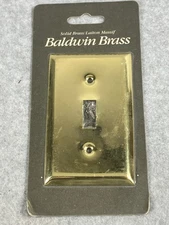 Baldwin Brass Single Toggle Switch Wall Plate Cover 4751-030-CD