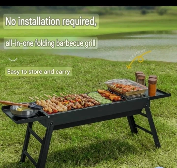 Portable Foldable Charcoal BBQ Grill Stainless Steel Camping Barbecue Stove Picn
Opens in a new wind