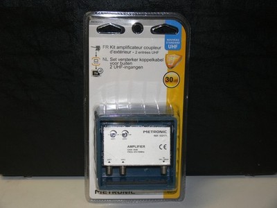 METRONIC REF. 532171 Breitband UHF Antennenverstärker 790 MHz 30dB