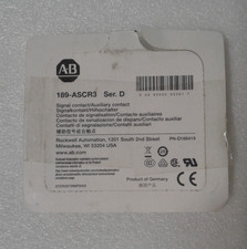 Allen-Bradley 189-ASCR3 Series D Signal Contact Auxiliary Contact - New