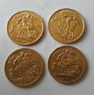 gold coin set british sovereign