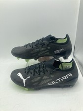 Puma Ultra 1.4 FG AG Black Green Soccer Cleats 106694-04 Size 7