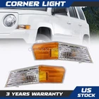 For 07-17 jeep patriot parking light turn signal directional lamp front pair set