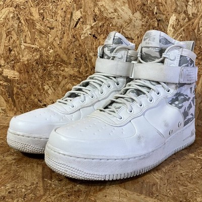 Nike Sf Air Force 1 Mid Winter Camo White White-White AA1129  display picture 1