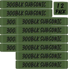 12 Pack Magsaddle .300 Blackout Subsonic Magazine Marking Bands .300 Blk Subsoni 12 Pack Magsaddle .300 Blackout Subsonic Magazine Marking Bands .300 Blk Subsoni