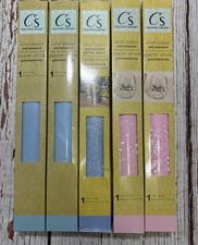 Lot of 5 Crafter's Square Permanent Vinyl Paper Pastel Colors 12"x48  NEW