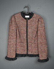 Red Valentino Tweed Jacket Size 46 Bow