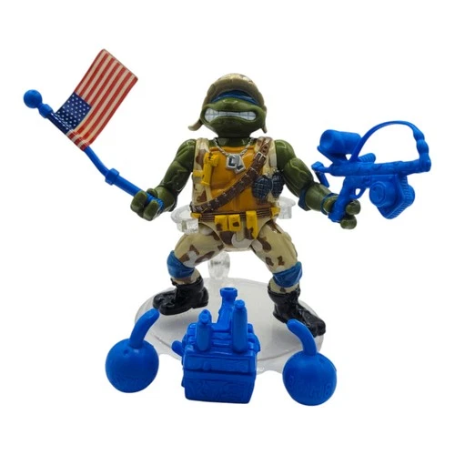 Vintage 1991 TMNT  Teenage Mutant Ninja Turtles Lieutenant Leo Figure Complete