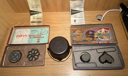 Griswold Cast-Iron Patty Mold Sets
