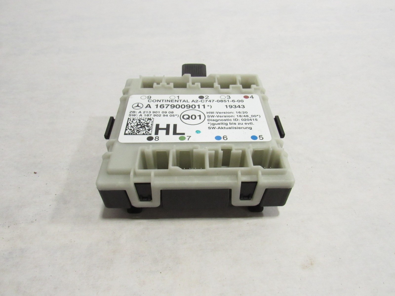 18-21 Mercedes C63 S W205 2020 Rear Left Driver Door Control Module Unit ;:O