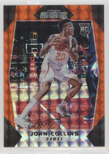 John Collins [Orange] #53 2017 Panini Prizm Mosaic card