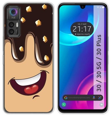 Silikonhülle Für TCL 30 / 30 5G / 30 Plus Design Eiscreme Schokolade Zeichnungen