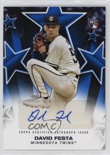 2025 Topps Series 1 Baseball Stars Blue 45/150 David Festa #BSA-DF Auto v8v