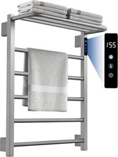 Heated Towel Racks for Bathroom, Hot Towel Warmer 5 Bars with 24hr Timer R045