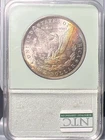 1883 Morgan Silver Dollar $1 90% Silver Toned Reverse Off Brand Graded