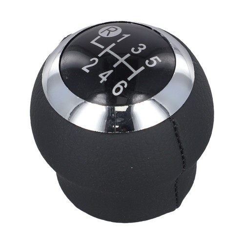 6 Speed Gear Shift Knob 6-Speed Shift Knob Easy Installation Glossy Black Finish - Picture 5 of 12
