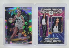 Angel Reese 2025 Prizm WNBA Cracked Ice + Donruss Tunnel Vision Press Proof Sky!