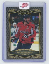2023-24 Upper Deck Stature Black Base Alex Ovechkin 01/10