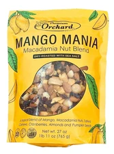 Premium Orchard Mango Macadamia Nut Blend Dry-Roasted Sea Salt 27 Oz. Bag