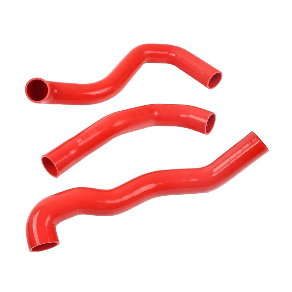 Kit de manguera de refrigerante de silicona para Ford F-250 Super Duty 200 2008-2010 6,4 L rojo Foto 4 de 4