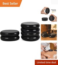 Hot Stones for Massage 4 Large and 2 Medium Basalt Stones Set Hot Rocks Massa...