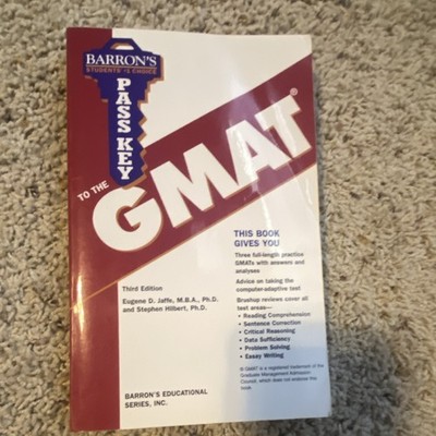 Barron's Pass Key to the GMAT Study Guide Book 3rd Edition (1993) English