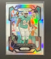 2023 Panini Prizm - Silver #182 Christian Wilkins