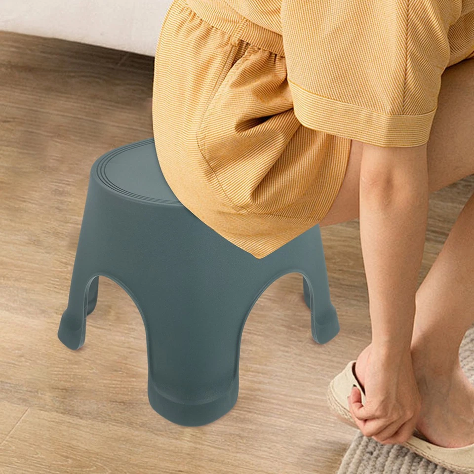  Plastik Hocker Tritthocker Badezimmer-Toilettenhocker Kinder Stiefstuhl - Bild 4 von 4