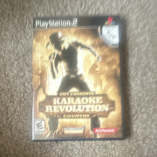 Konami CMT Presents Karaoke Revolution Country PS2 Music Karaoke Series E
