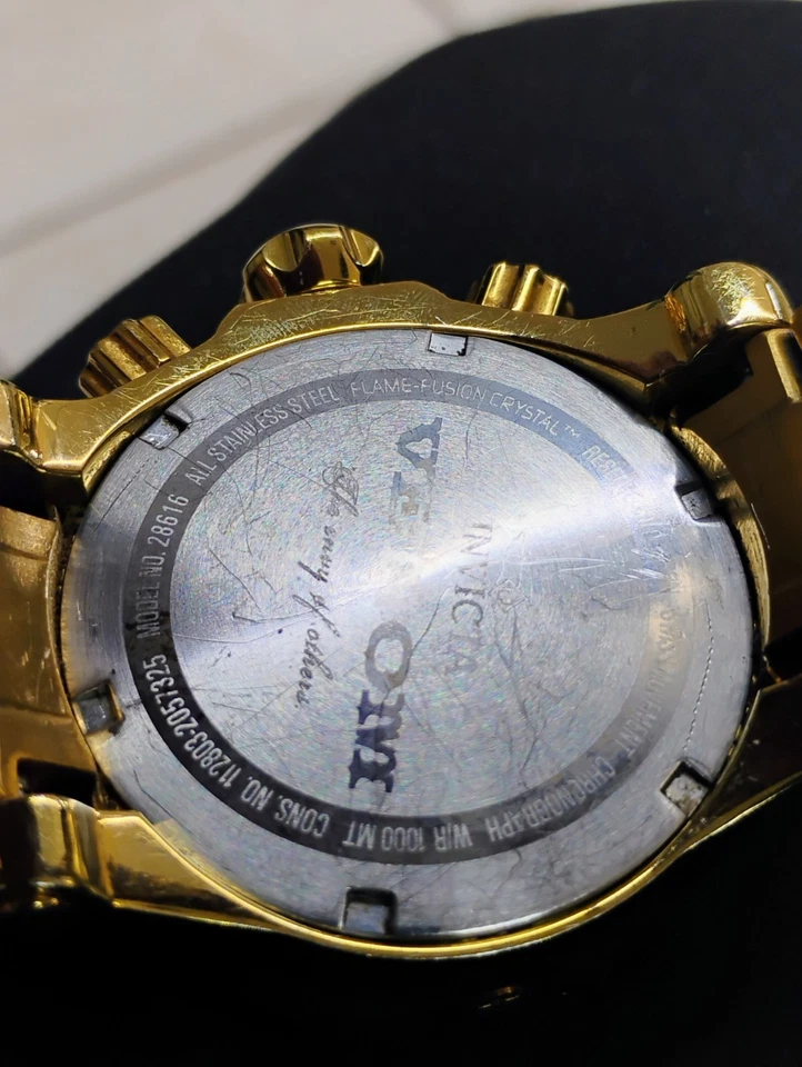 Reloj Mujer Invicta Reserve Venom Dial Diamante Cronógrafo Suizo Ref.28616 40mm Foto 2 de 4