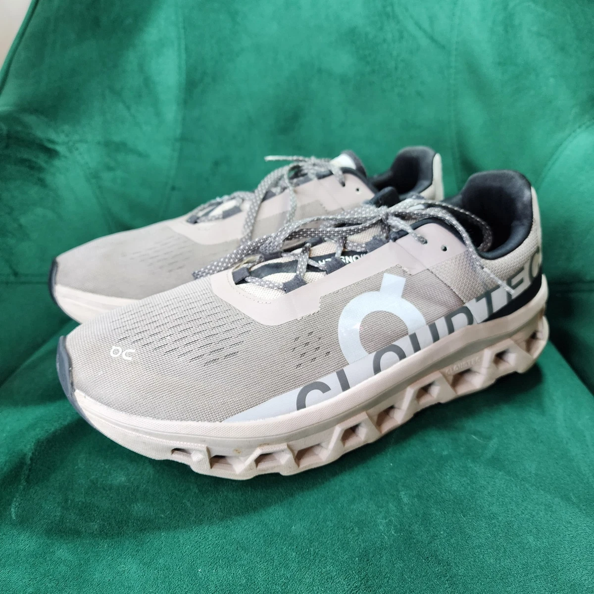 ON CLOUD MEN\'S CLOUDMONSTER RUNNING ATHLETIC SNEAKERS CINDER FOG NIB SZ 12 Men main image 3