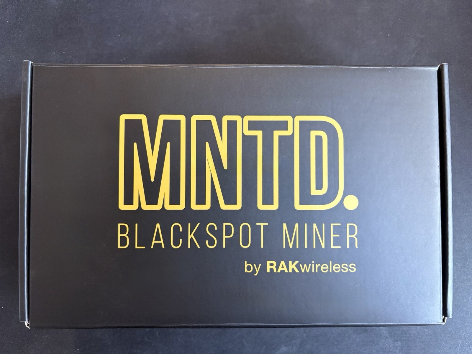 RAKwireless MNTD Blackspot Miner ASIC Helium Hotspot Virtual Currency Miner