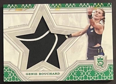 2024 TOPPS ROYALTY GENIE BOUCHARD #SRR-GB STAR RELICS MATCH GAME USED GREEN 1/5