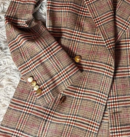 GUCCI x Adidas Chaqueta Sastre Doble Talla 44 Lana Beige Hecho en Italia 1118 Foto 3 de 4