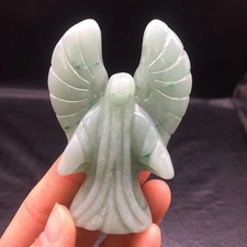 Décorer Reiki Guérison Ange Cristal Naturel Vert Fraise Quartz 3''