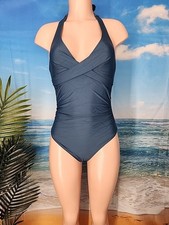 NWT Cupshe Womens One Piece Swimsuit Size Medium- Teal Color