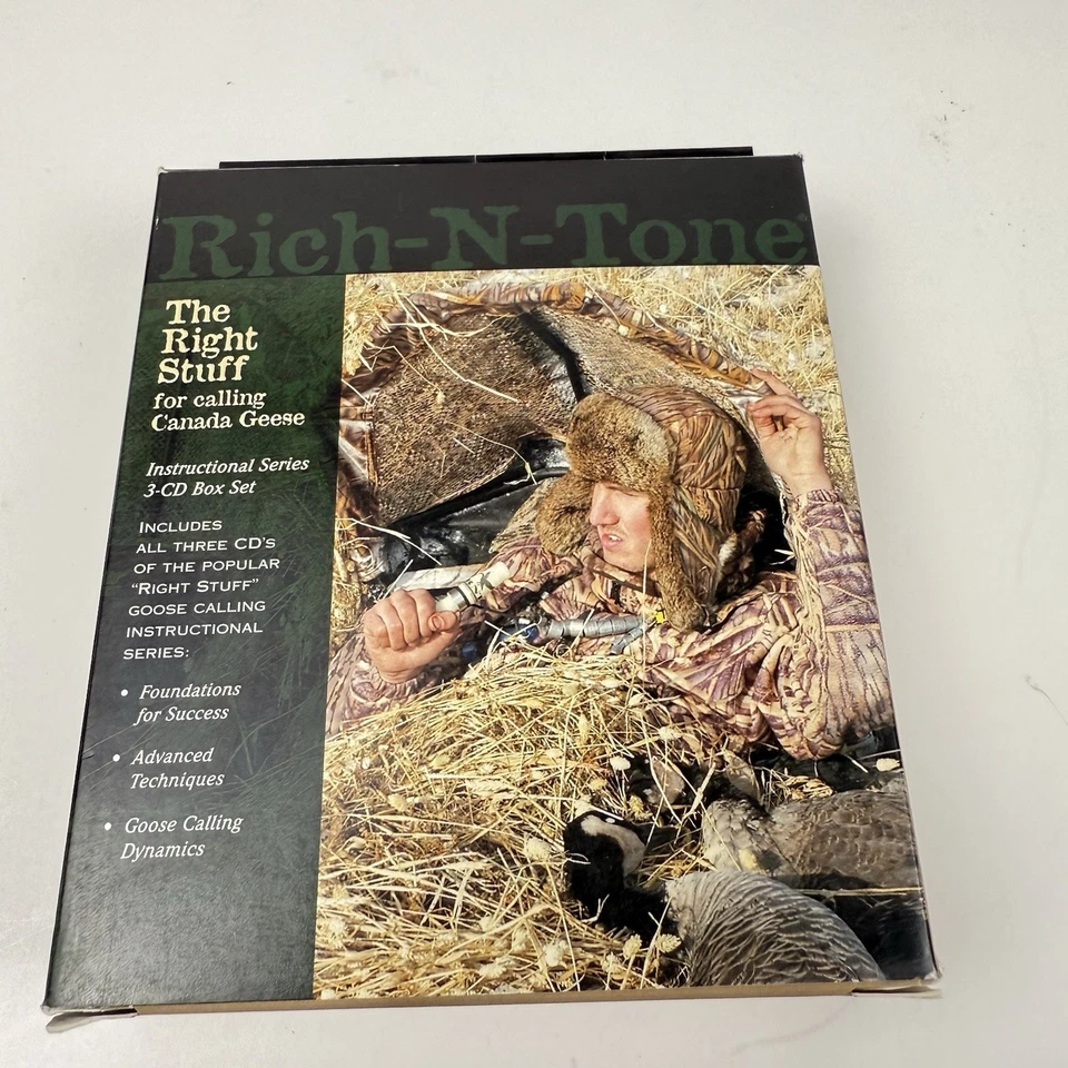 RNT Goose Calling Instructional 3 CD Set Rich N Tone Canada Geese Calls - Image 2 of 4