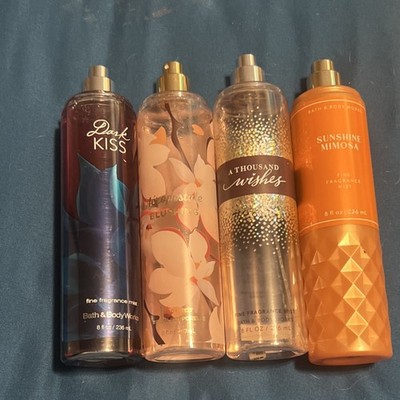 Bath & Body Works & Aeropostale Body Mist Dark Kiss, A Thousand Wishes 8 fl oz